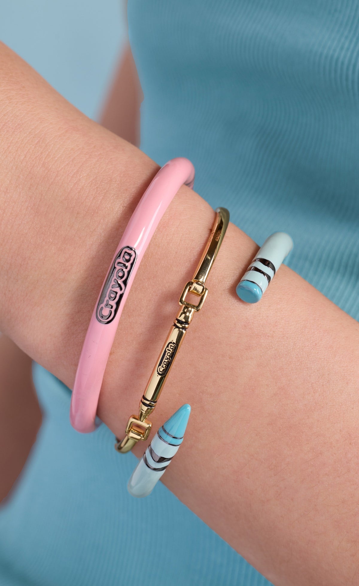 Crayola Metal Crayon Tension Bangle
