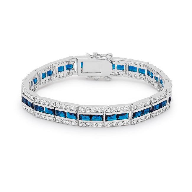 Balboa Blue Cubic Zirconia Bracelet        	Compare at MSRP $100		        	        			        	        			        	        			        	        			                B01171R-C30