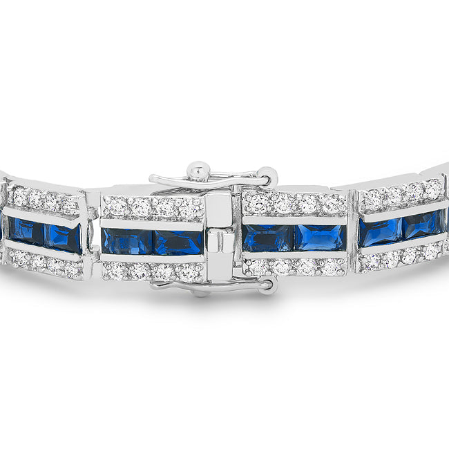 Balboa Blue Cubic Zirconia Bracelet        	Compare at MSRP $100		        	        			        	        			        	        			        	        			                B01171R-C30