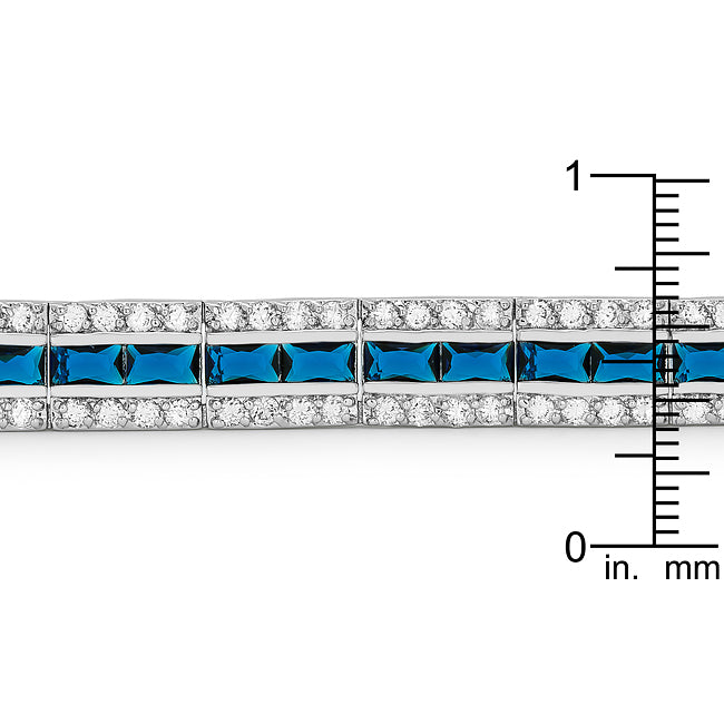 Balboa Blue Cubic Zirconia Bracelet        	Compare at MSRP $100		        	        			        	        			        	        			        	        			                B01171R-C30
