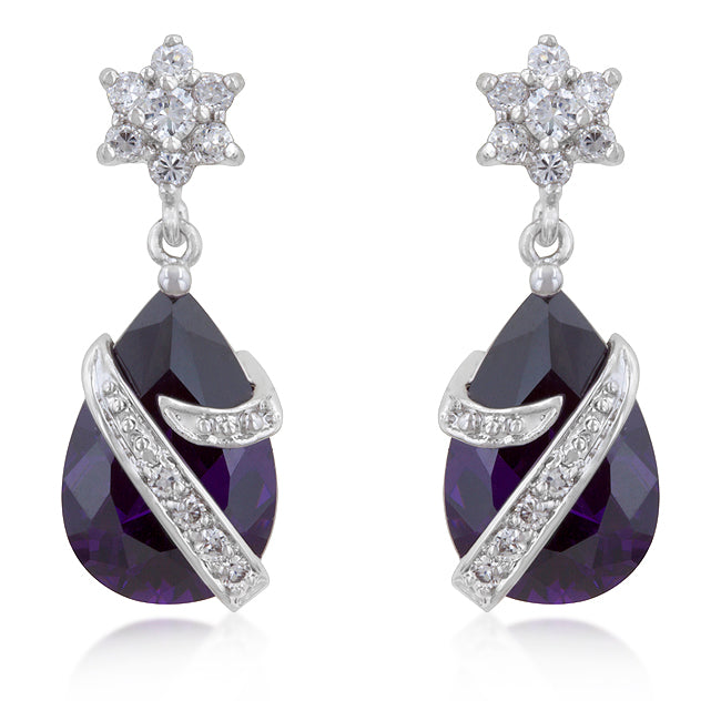Royal Wrapped Amethyst Earrings        Compare to MSRP of $44			        	        			        	        			                E50058R-C20