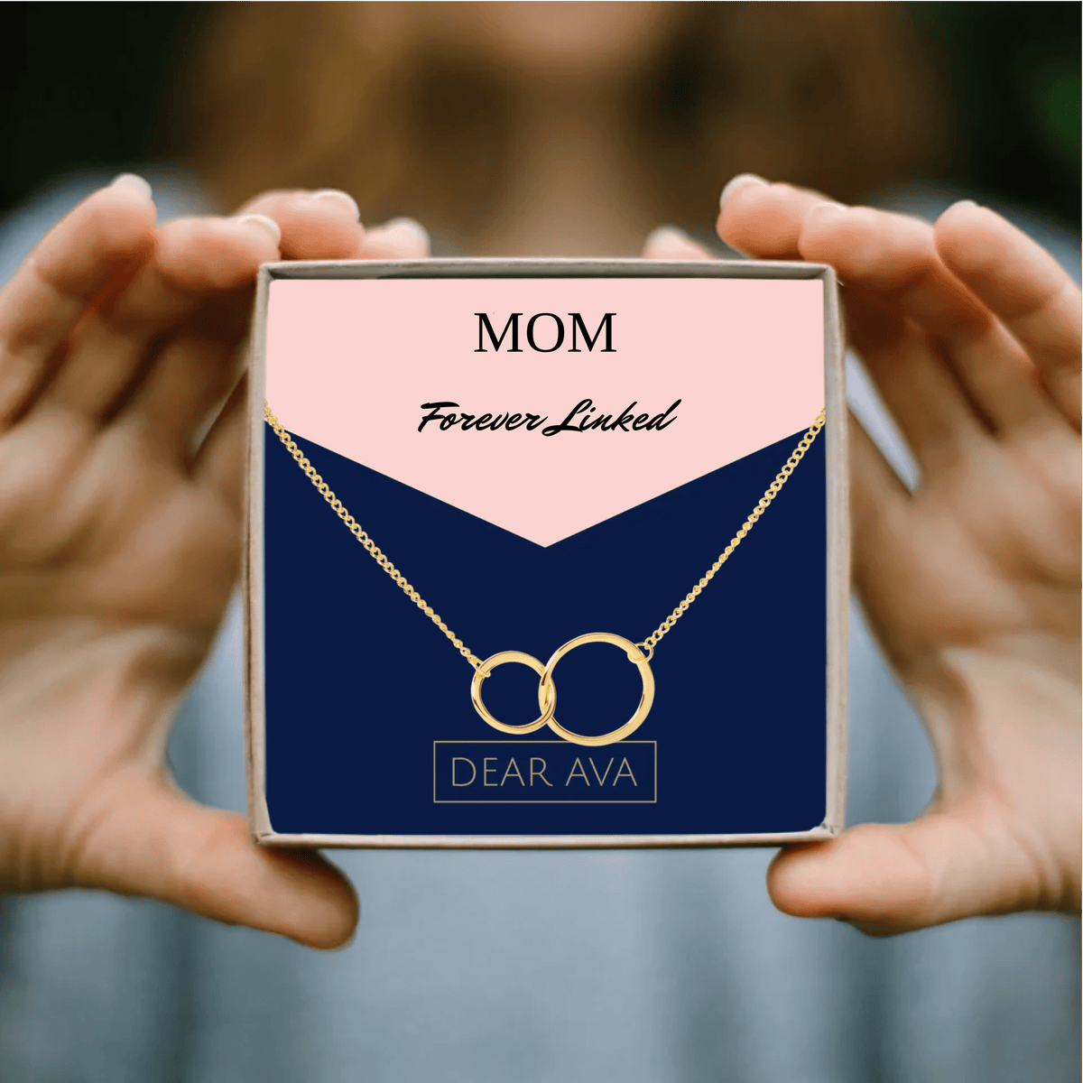 To My Mom - Personalized Card & Necklace Gift   Compare to $150
